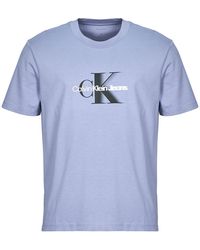 Calvin Klein - T Shirt Monologo Shift Tee - Lyst