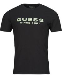 Guess - T Shirt Cn Logo - Lyst