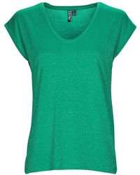 Pieces - T Shirt Pcbillo Tee Lurex Stripes - Lyst