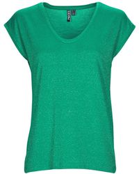 Pieces - T Shirt Pcbillo Tee Lurex Stripes - Lyst