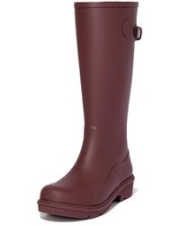 Fitflop Wonderwelly Tall Wellington Boots - Red