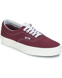 Vans - Era Men's Shoes (trainers) In Red - Lyst