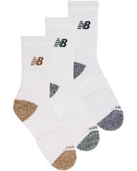New Balance - Sports Socks Active Crew Socks 3 Pack - Lyst