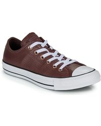 Converse - Chuck Taylor All Star Leather - Ox Shoes (trainers) - Lyst