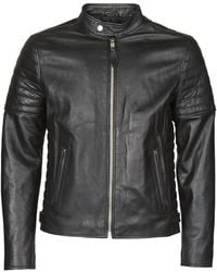 Schott Nyc Lcjoe Leather Jacket - Black
