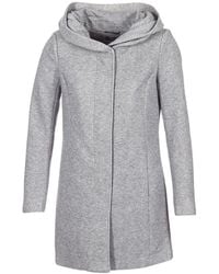 ONLY - Sedona Women's Coat In Grey - Lyst