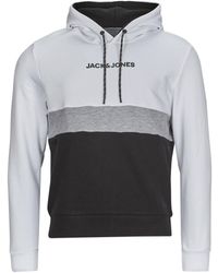 Jack & Jones - Sweatshirt Jjereid Blocking Sweat Hood - Lyst