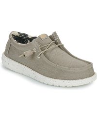 HeyDude - Slip-ons (shoes) Wally Stretch Canvas - Lyst