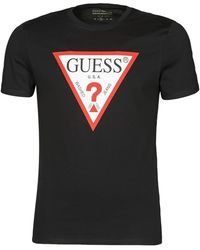 Guess - Cn Ss Original Logo Tee T Shirt - Lyst