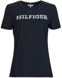 Tommy Hilfiger - T Shirt Reg Monotype Emb C-nk Ss - Lyst