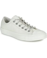 Converse - Shoes (trainers) Chuck Taylor All Star Leather Ox - Lyst