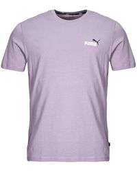 PUMA - T Shirt Ess+ 2 Col Small Logo Tee - Lyst