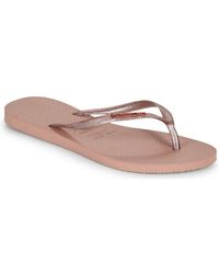 Havaianas - Slim Logo Metallic Flip Flops / Sandals (shoes) - Lyst