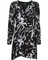Vero Moda - Dress Vmpolliana Ls Short Dress Wvn - Lyst