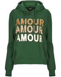 ONLY - Hoodies Onlmaia L/s Believe Hood - Lyst