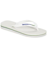 Havaianas - Sv Brasil Logo Unisex Flip Flops Beach Sandals - Lyst