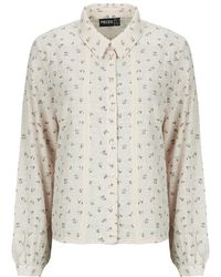 Pieces - Shirt Pcjollie Ls Shirt - Lyst