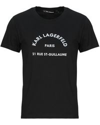 KARL LAGERFELD - T Shirt Rsg Glitter Petite T-shirt - Lyst