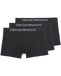 Emporio Armani - 3 Pack Trunks - Lyst