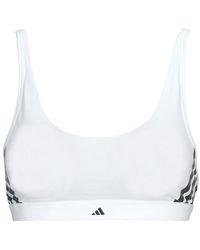 adidas - Sports Bras Active Essentials Cotton 3 Stripes - Lyst