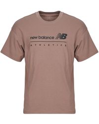 New Balance - T Shirt Linear Graphic T-shirt - Lyst