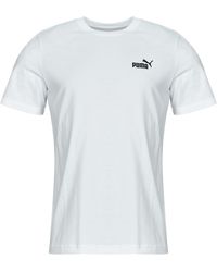 PUMA - T Shirt Ess Logo Tee - Lyst