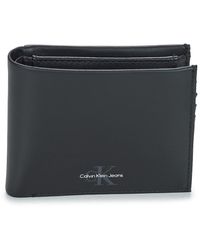 Calvin Klein - Purse Wallet Monogram Soft Bifold W/coin - Lyst
