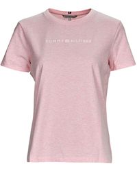 Tommy Hilfiger - T Shirt Reg Frosted Corp Logo C-nk Ss - Lyst