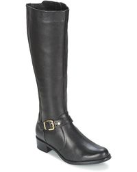 dune wide fit knee high boots