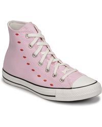 converse chuck taylor all star hi love fearlessly heart trainers