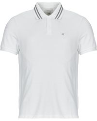 Calvin Klein - Polo Shirt Ss Monogram Pique Tipped Polo - Lyst