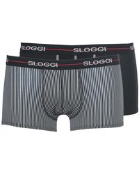 Sloggi Men Start X 2 Boxer Shorts - Black
