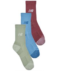 New Balance - Sports Socks Active Cushion Crew Socks 3 Packes - Lyst