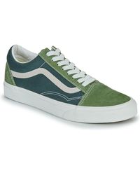 Vans - Shoes (trainers) Old Skool Tri-tone Green - Lyst