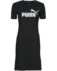 PUMA - Ess Slim Tee Dress Dress - Lyst