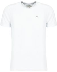 Tommy Hilfiger - Cotton Icon Sleepwear-2s87904671 Men's T Shirt In White - Lyst