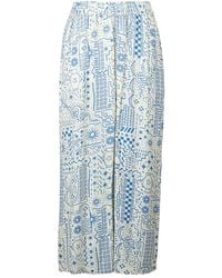 Billabong - Wide Leg / Harem Trousers Follow Me Prntd Elst Pnt - Lyst