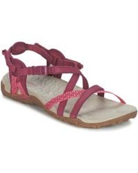 Merrell Terran Lattice Ii Women's Sandals In Pink