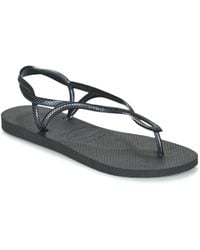Havaianas - Luna Women's Flip Flops / Sandals (shoes) In Black - Lyst
