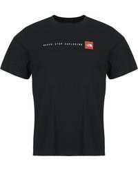The North Face - T Shirt Never Stop Exploring Regular Short Sle Tnf - Lyst
