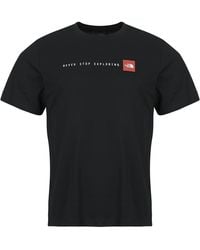 The North Face - T Shirt Never Stop Exploring Regular Short Sle Tnf - Lyst
