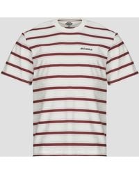 Dickies - T Shirt York Stripe Tee Ss Egret - Lyst
