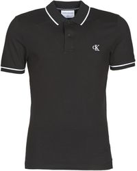 Calvin Klein - Tipping Slim Polo Polo Shirt - Lyst