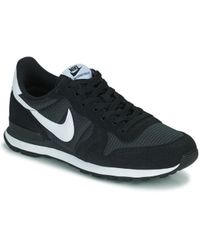 Nike Internationalist Tartan Shoe in Black | Lyst UK