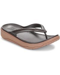 Fitflop - Flip Flops / Sandals (shoes) Relieff Metallic Recovery Toe-post Sandals - Lyst