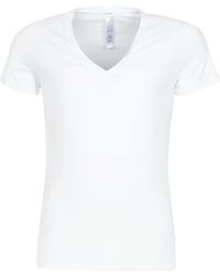 Hom - Sup' Cotton Tshirt Col V Profond T Shirt - Lyst