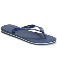 Ipanema - Classica Brasil Ii Men's Flip Flops / Sandals (shoes) In Blue - Lyst
