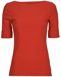 Ralph Lauren - Long Sleeve T-shirt Judy-elbow Sleeve-knit - Lyst