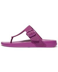 Fitflop - Flip Flops / Sandals (shoes) Iqushion Adjustable Buckle Flip-flops - Lyst
