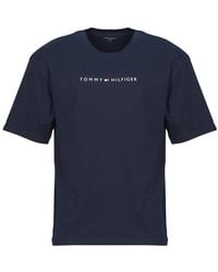 Tommy Hilfiger - T Shirt Ss Tee Cont. Logo - Lyst
